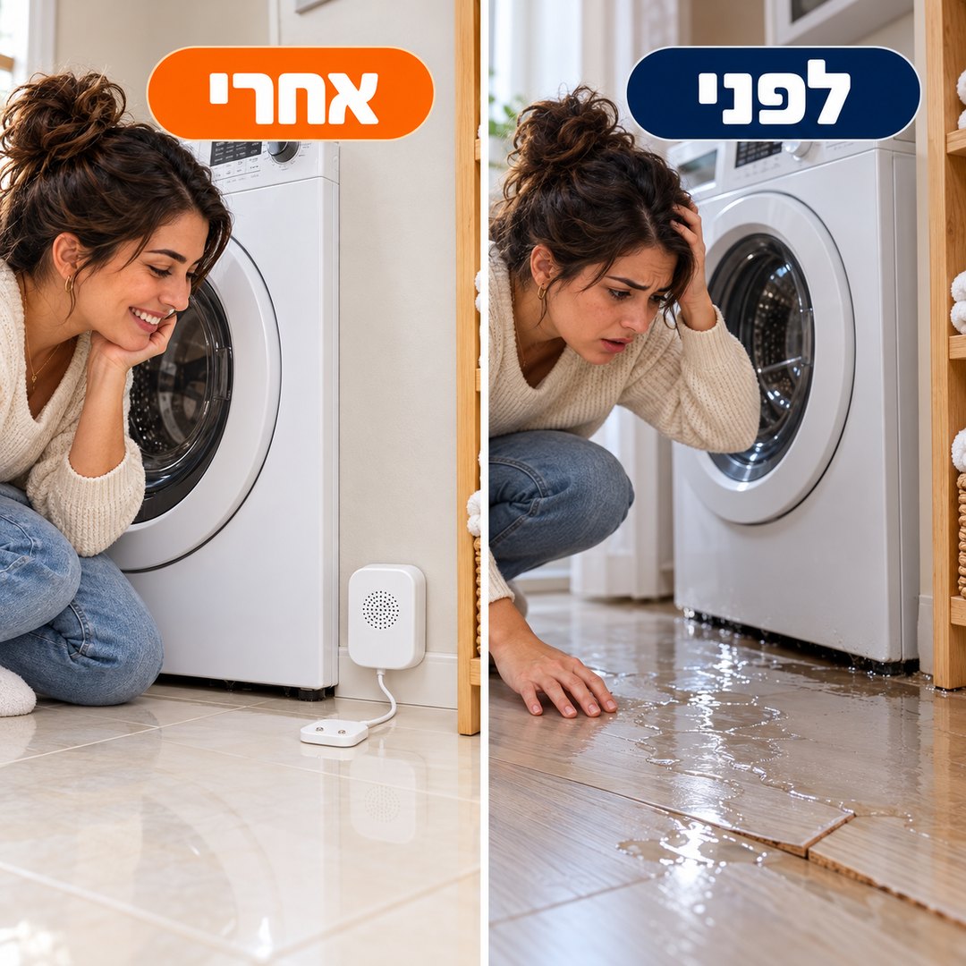 זוג אזעקות הצפה: לפני ואחרי